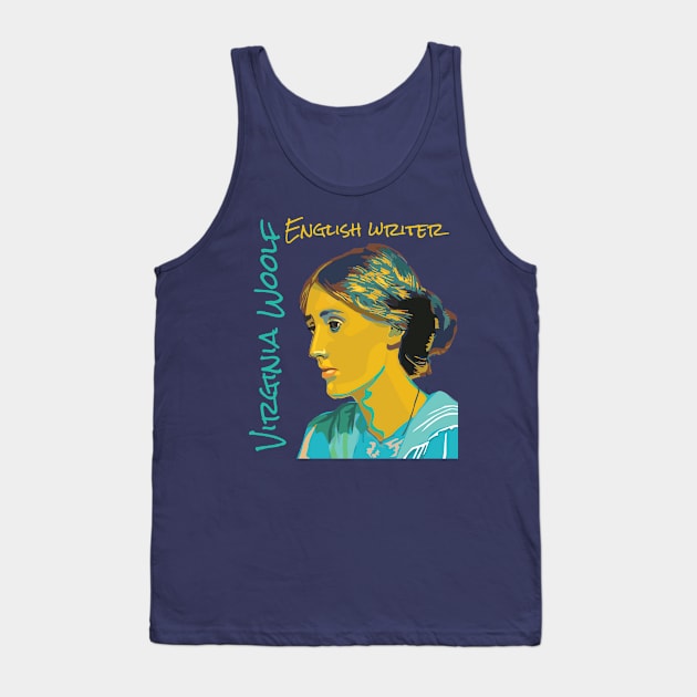 Virginia woolf Tank Top by PulsePeople